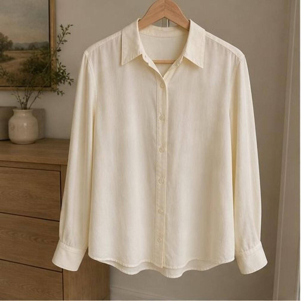 White Lace Trim Top